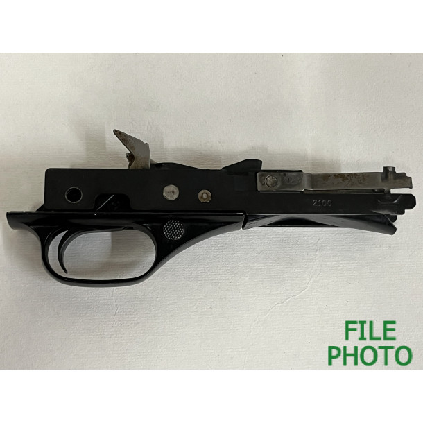 Trigger Guard Assembly - 12 Gauge - 2 3/4" Chamber - 3rd Variation-Left Hand Safety - Metal - Original Trigger Guard Assembly - 12 Gauge - 2 3/4" Chamber - 3rd Variation-Left Hand Safety - Metal - Original